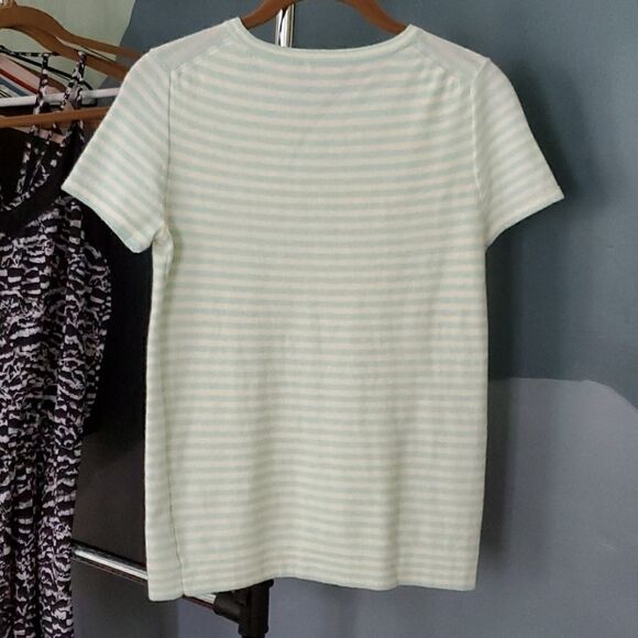 J. Crew Wool Blend Striped Sweater - Picture 7 of 9